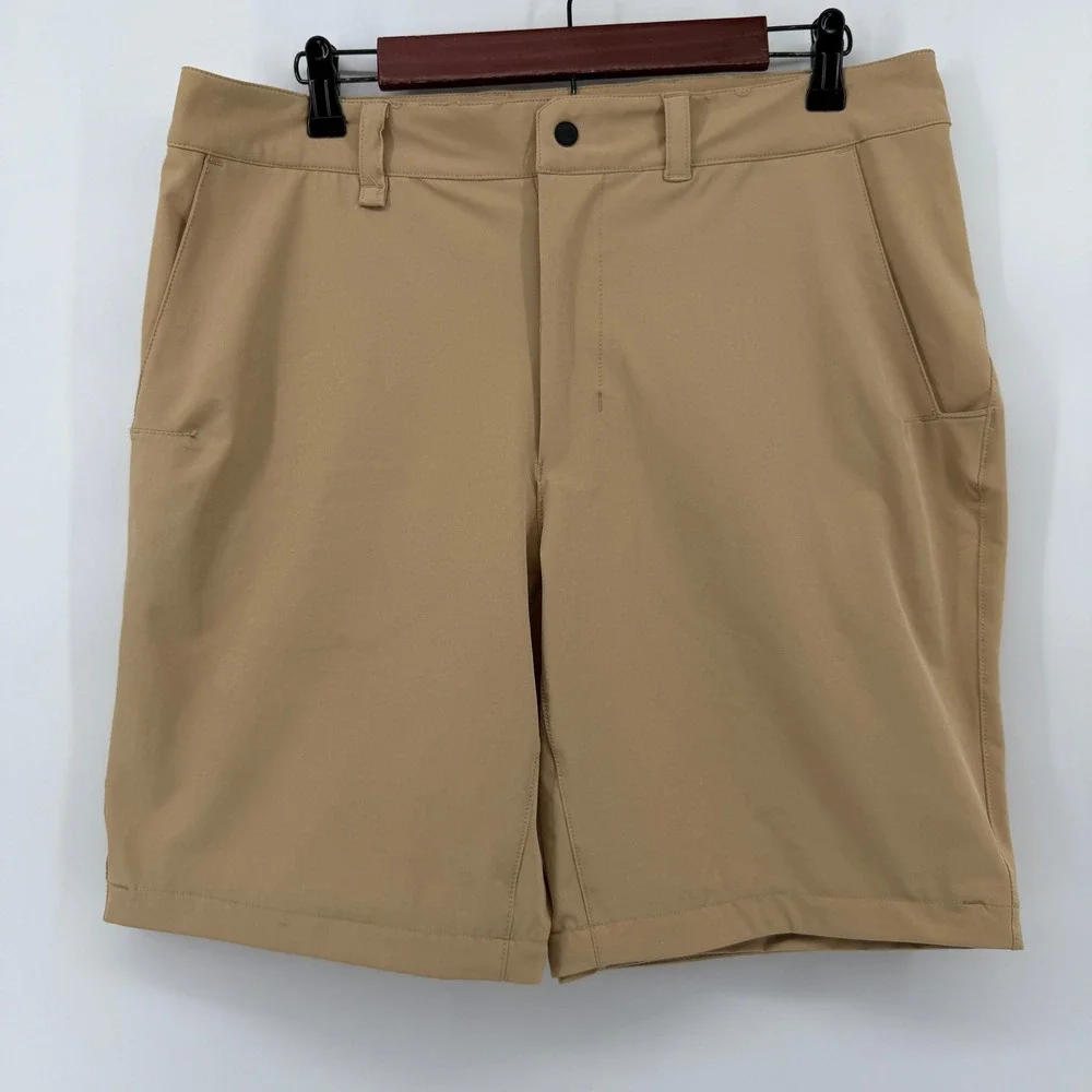 The North Face Hiking Shorts Mens 34 Khaki Tan Technical Outdoor Utility Stretch